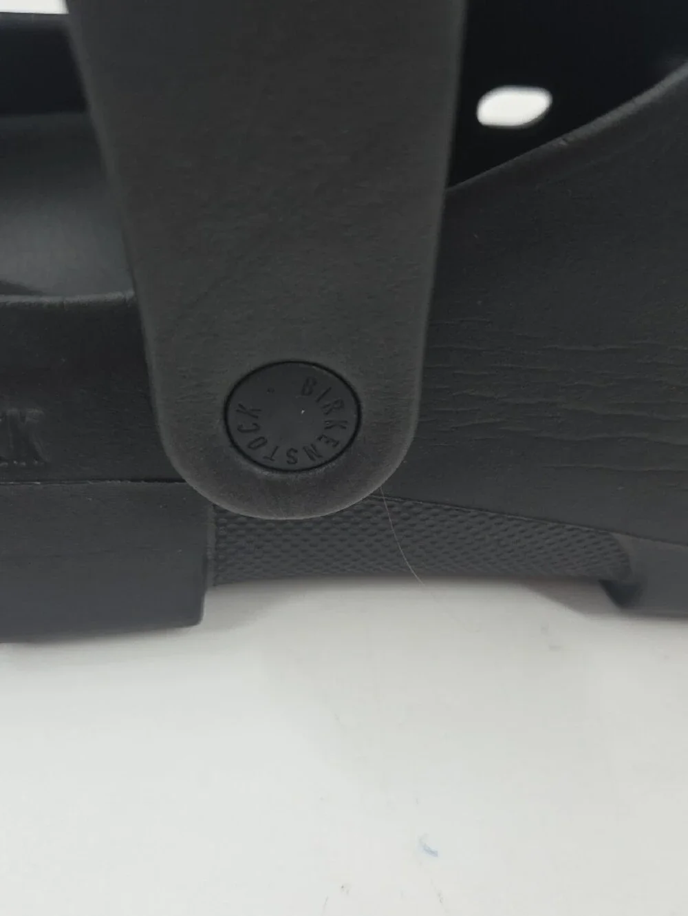 Birkenstock Black Foam Clogs with Heel Strap
